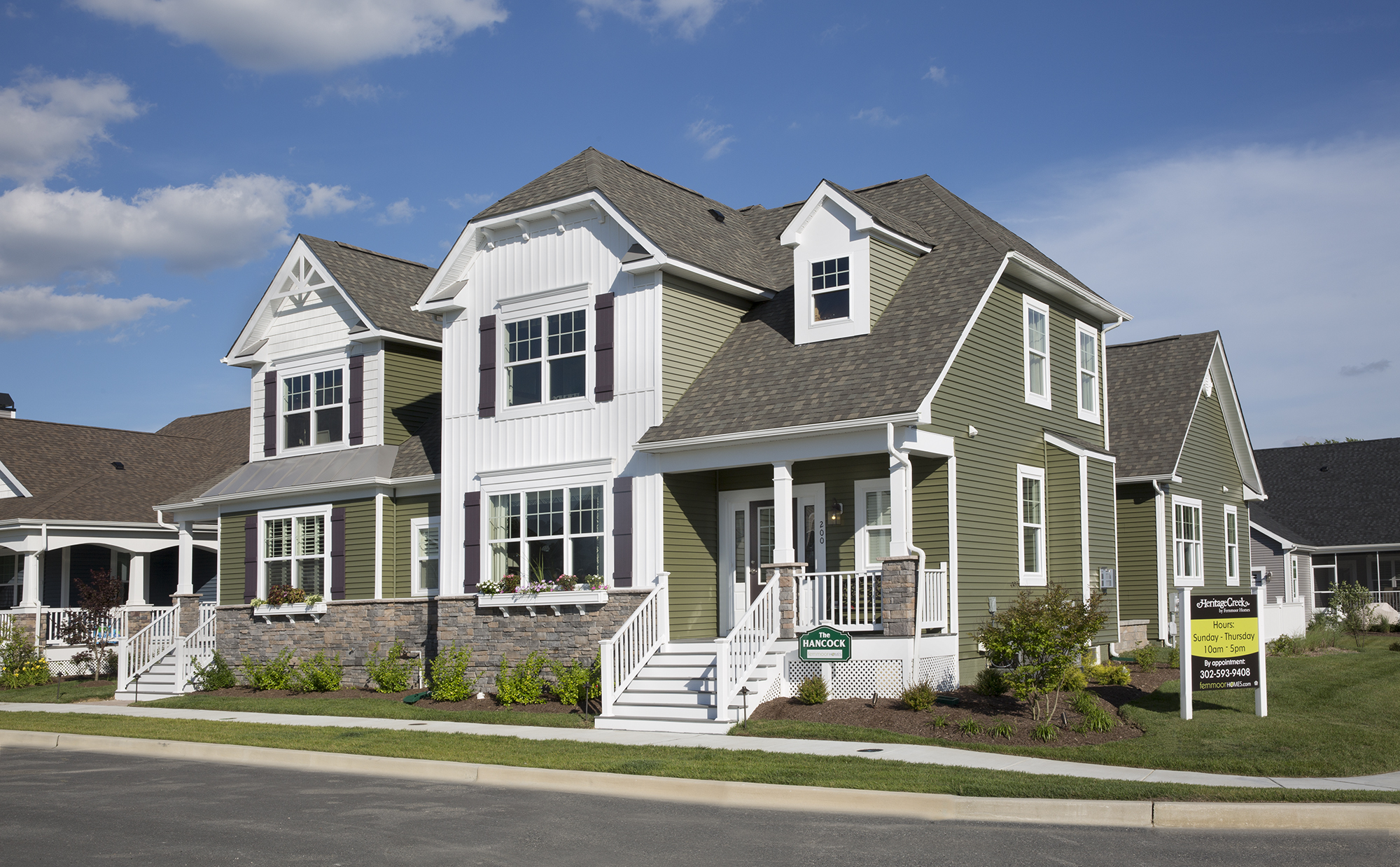 The Hancock Floor Plan at Heritage Creek New Homes Milton, DE